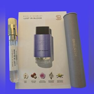 Deck Of Scarlet Lust In Bloom .27oz EAU DE PARFUM Spray From Scent Bird NEW